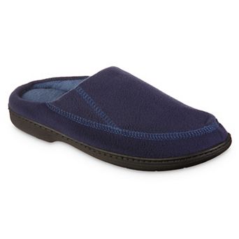 isotoner Recycled Fleece Roman Hoodback Men's Slippers