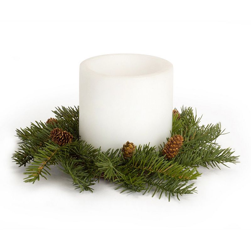 UPC 746427696456 product image for Melrose Pine Candle Wreath 4-pc. Set, Multicolor | upcitemdb.com