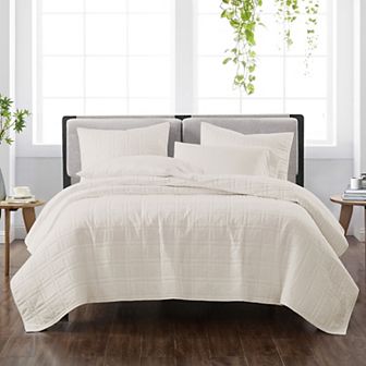 Cannon Solid Quilt Set with Shams
