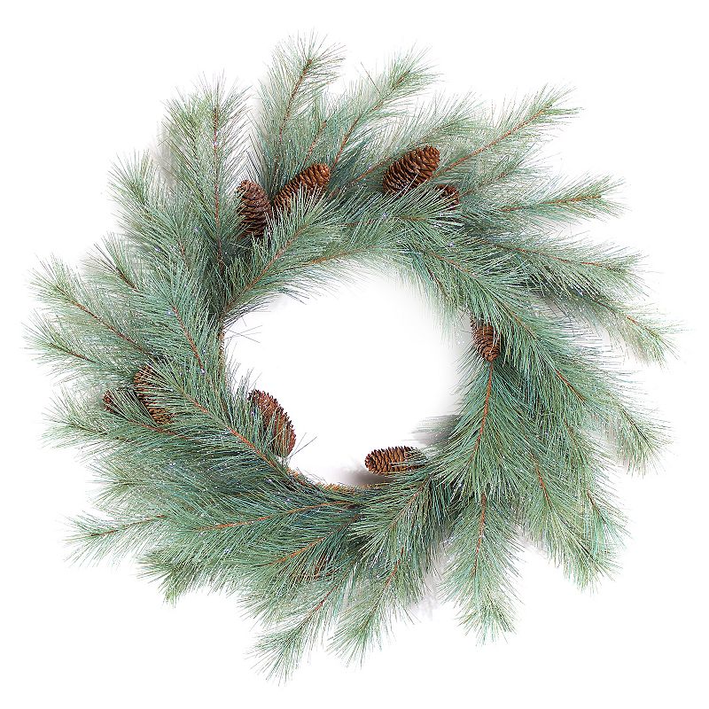 UPC 746427772495 product image for Melrose Pine Wreath, Multicolor | upcitemdb.com