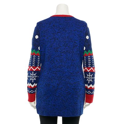 Plus Size US Sweaters Crewneck Christmas Tunic Sweater