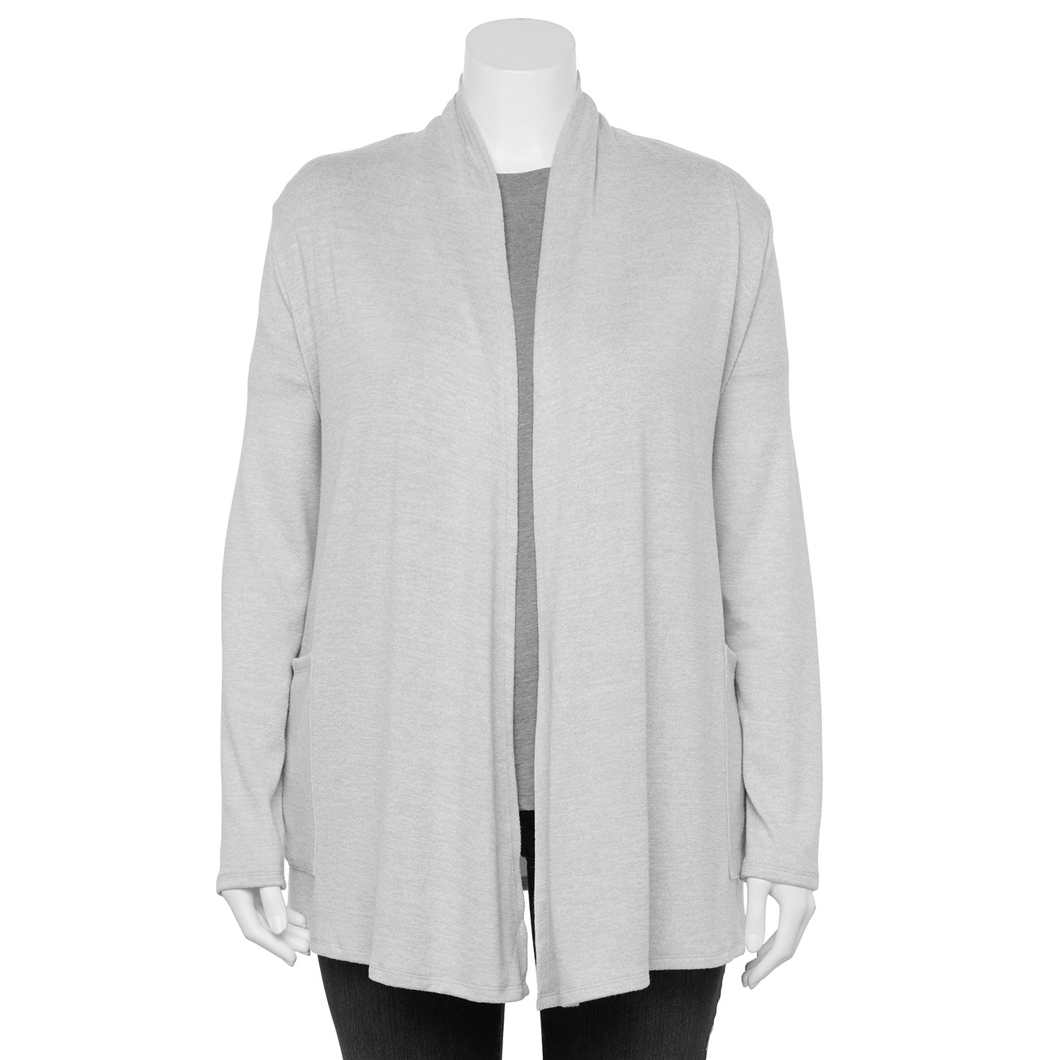 draped cardigan plus size