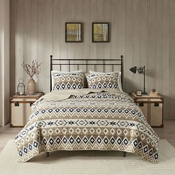 Woolrich Montana Printed Cotton Quilt Set with Shams