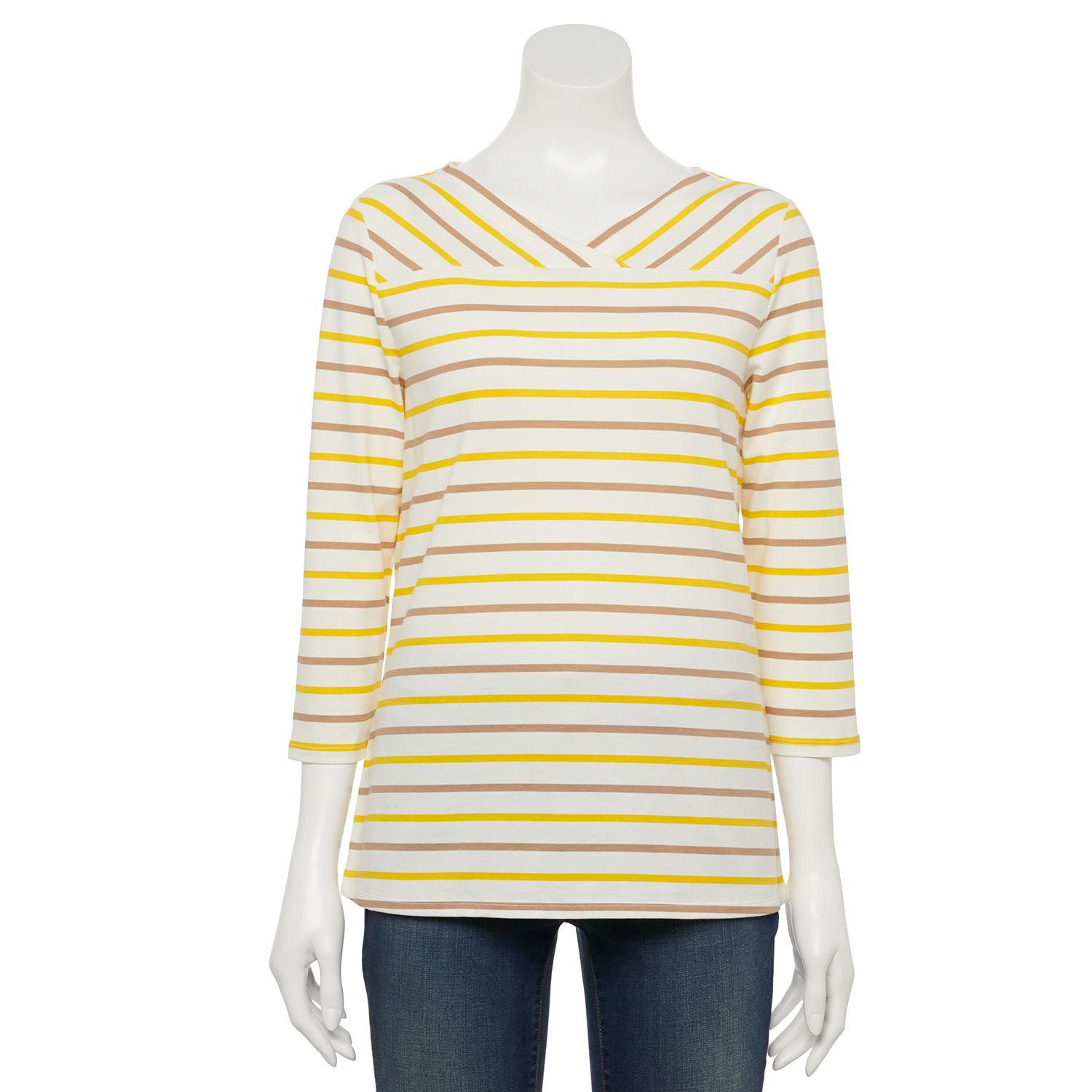 kohls yellow tops