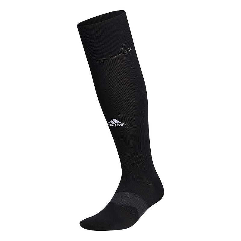 Mens adidas Metro IV Over-The-Calf Soccer Socks, Size: Large, Black
