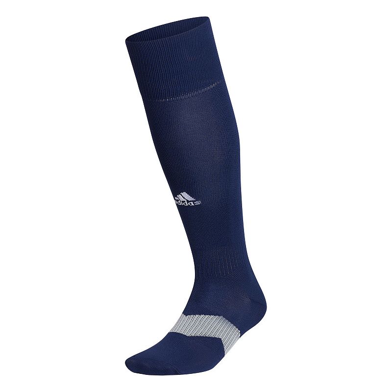 Mens adidas Metro IV Over-The-Calf Soccer Socks, Size: Medium, Blue
