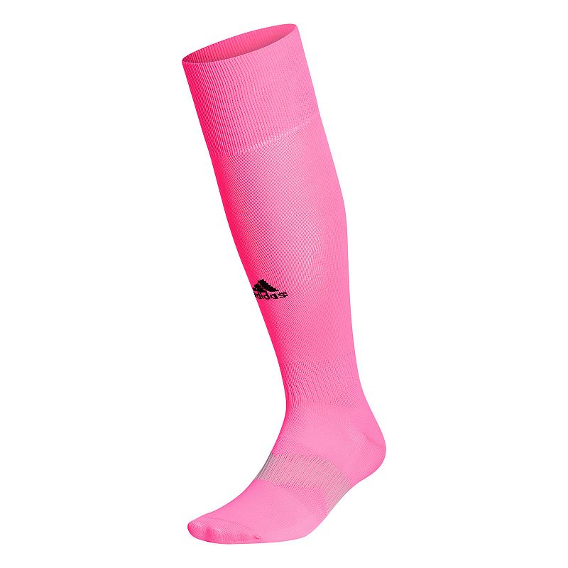 Mens adidas Metro IV Over-The-Calf Soccer Socks, Size: Large, Brt Pink