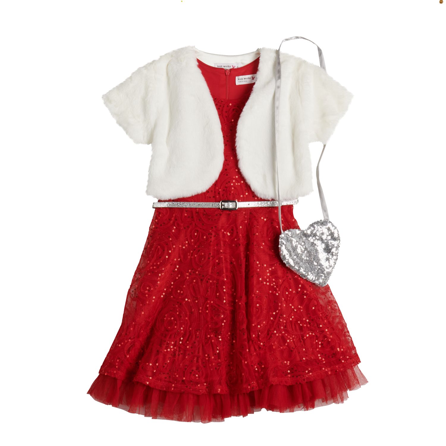 kohls girls holiday dress
