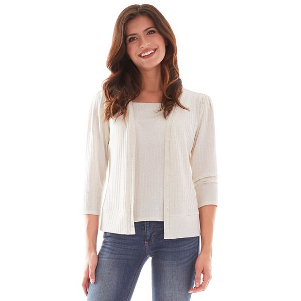 トップス andwang Puff sleeve cardigan トップス andwang Puff sleeve cardigan Women's Puff Sleeve