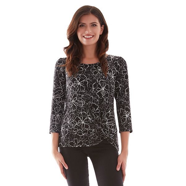 Women's Apt. 9® Puff-Sleeve Twist Top