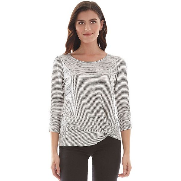 Women's Apt. 9® Puff-Sleeve Twist Top