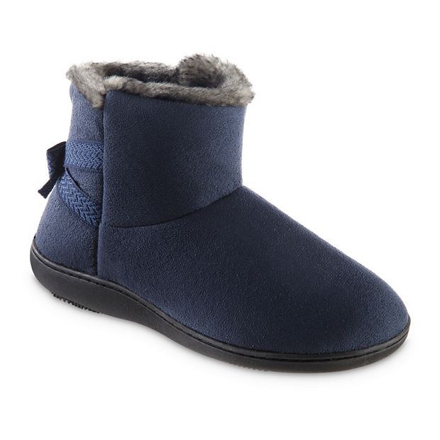 Women's isotoner microsuede nelly boot slippers new arrivals