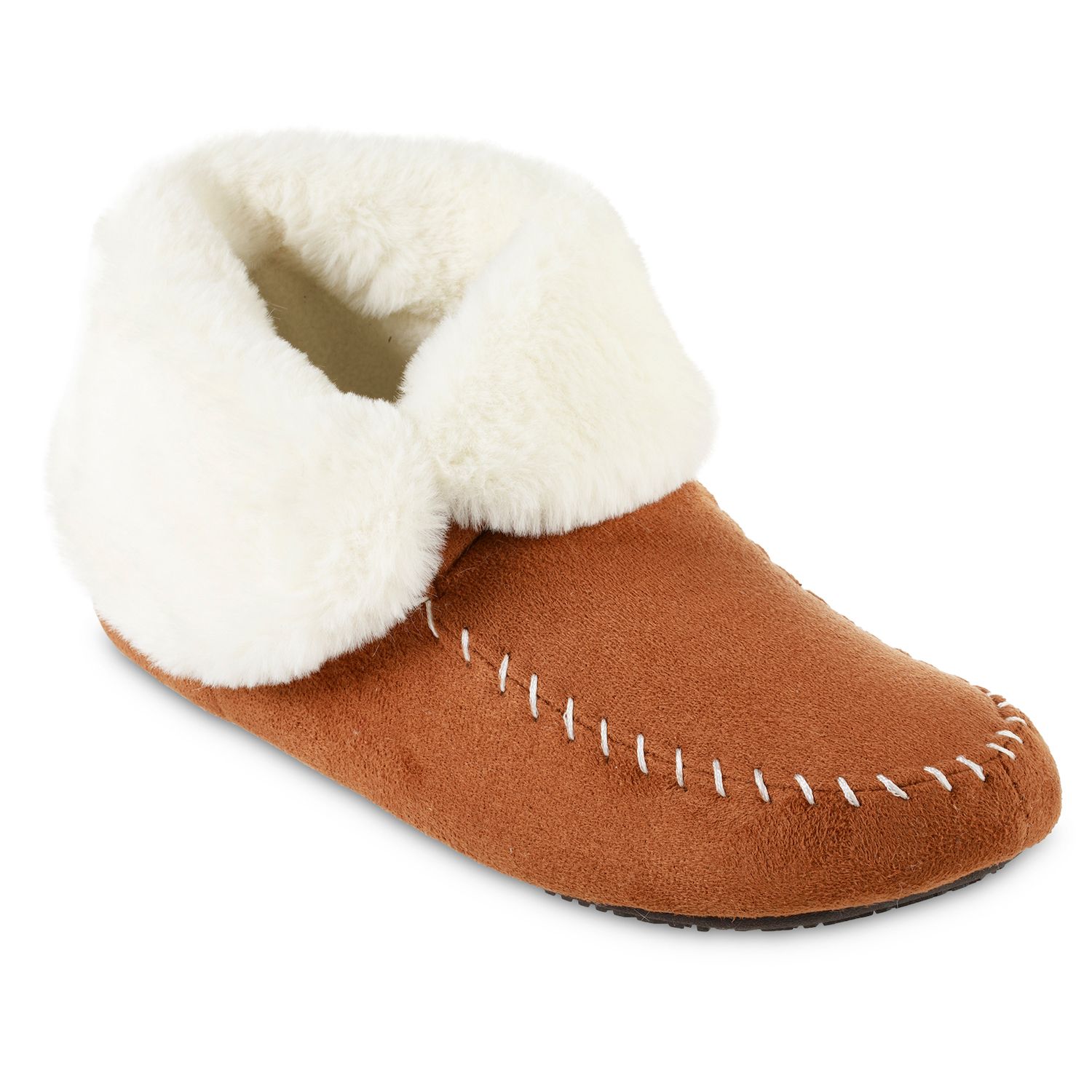 isotoner womens boot slippers