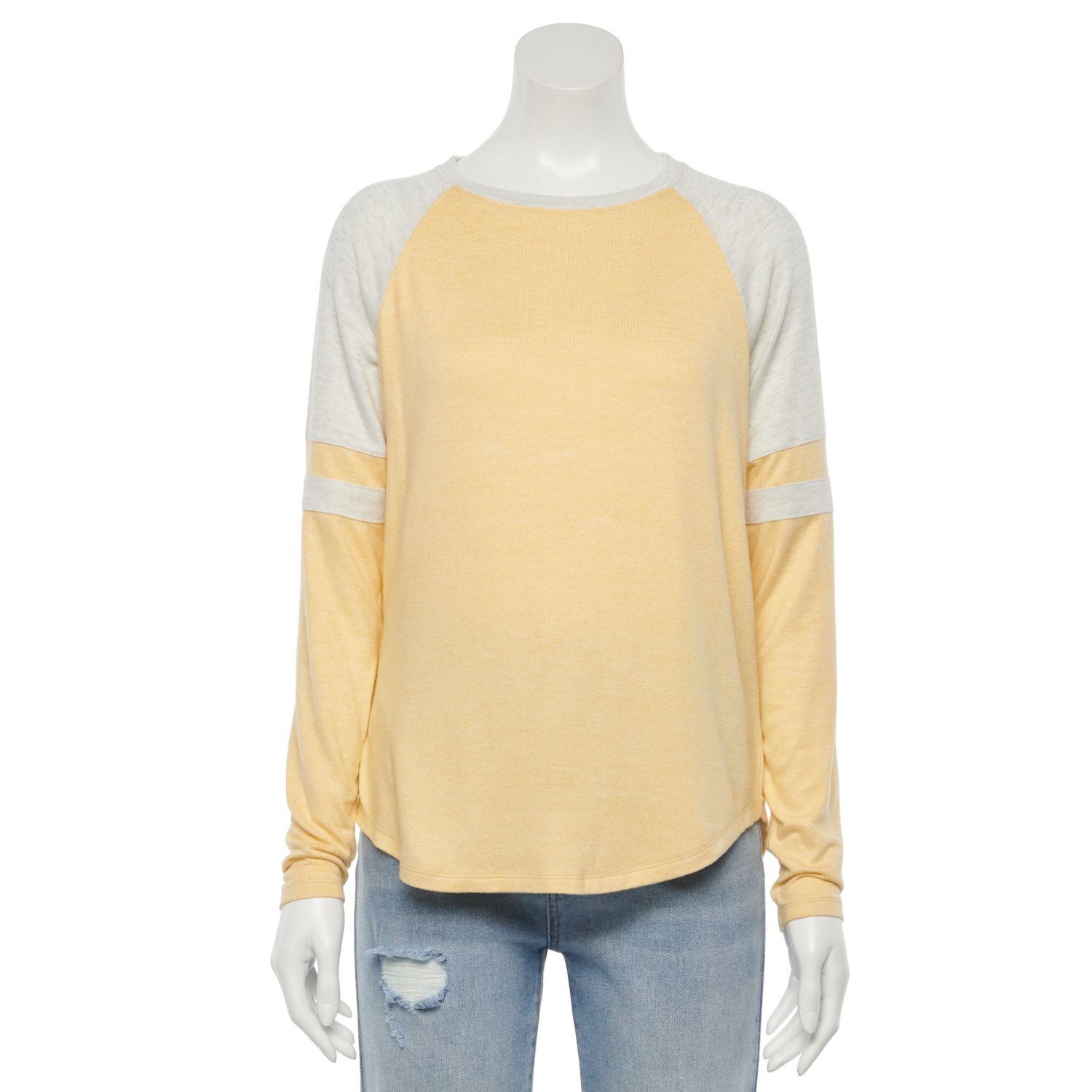 kohls yellow tops