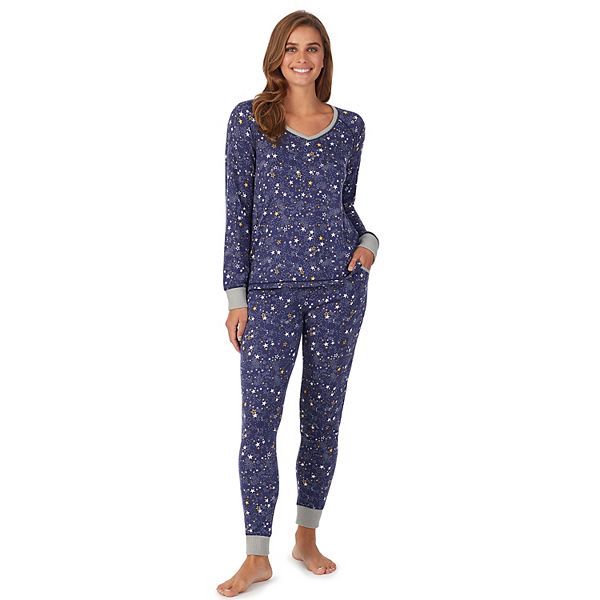 Women's Cuddl Duds® Sweater Knit Pajama Top & Banded Bottom Pajama ...