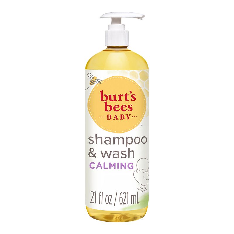 Burts Bees Baby Shampoo & Wash - Calming, Multicolor, 21.0 Oz