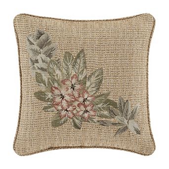 Five Queens Court Martina Embellished Throw Pillow