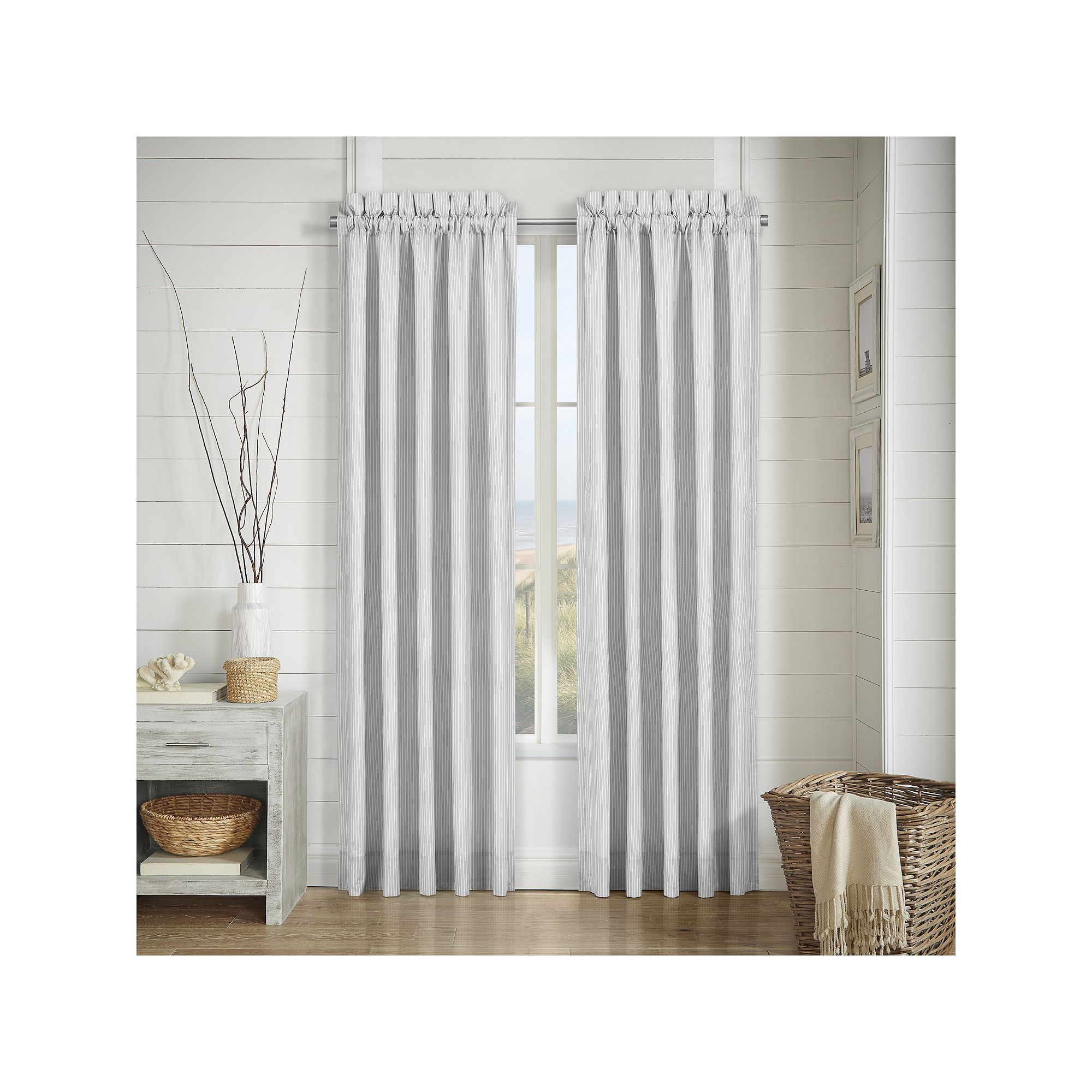 Five Queens Court 2-pack Simona Window Curtain Set, Blue