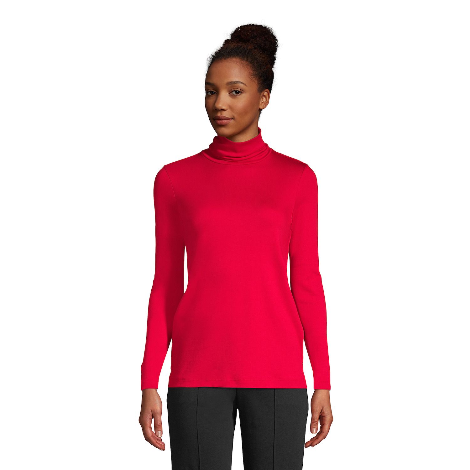 lands end shaped turtleneck