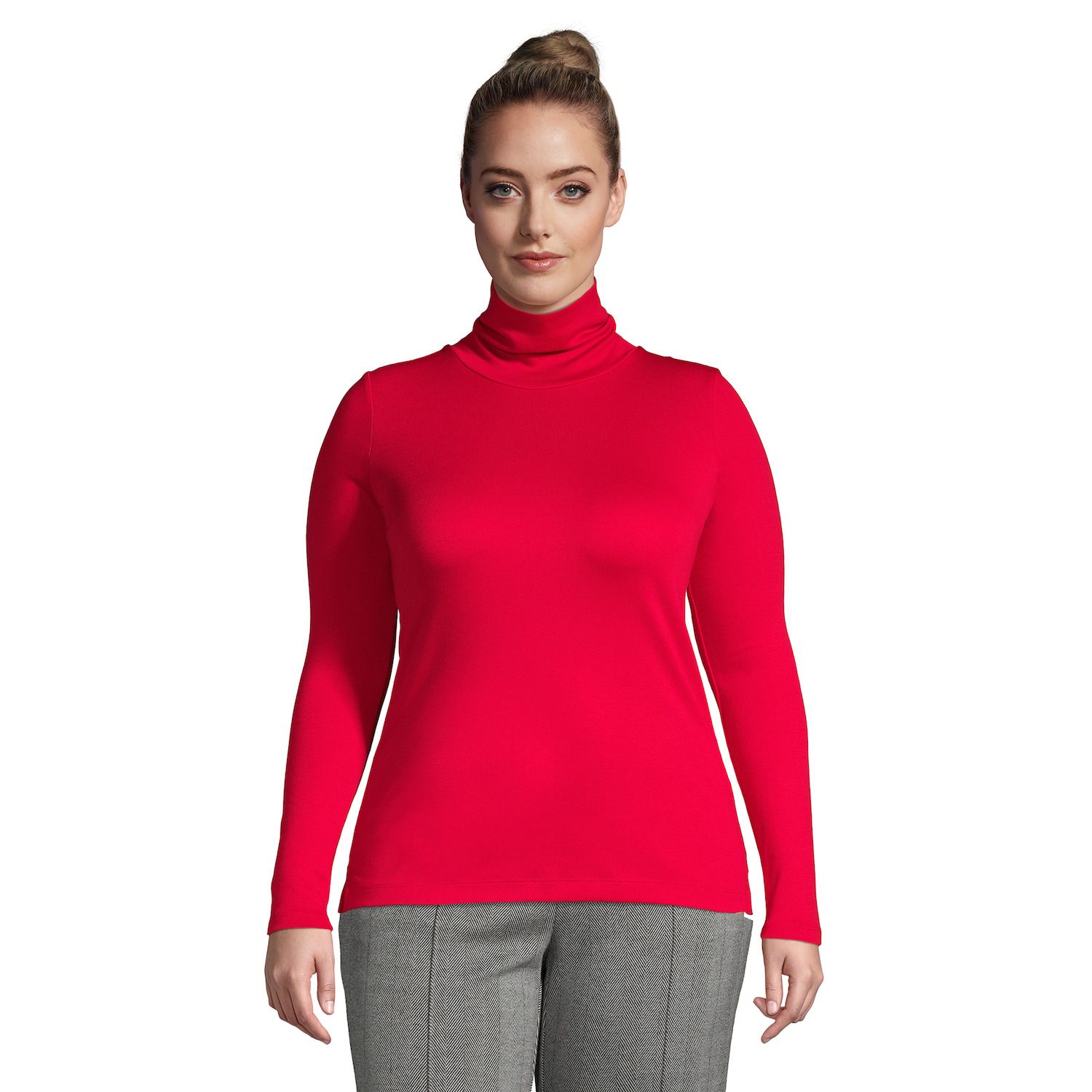 lands end shaped turtleneck