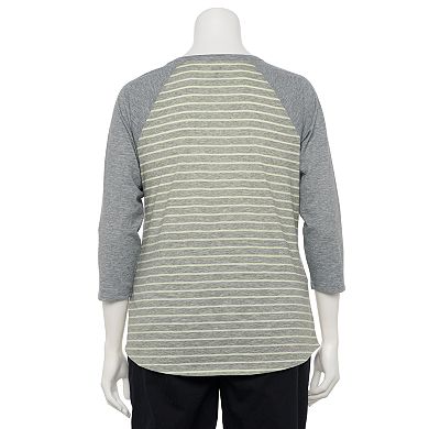 Plus Size EVRI™ Raglan Tee