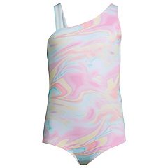 Women's Lands' End DD-Cup Tugless Chlorine Resistant One-Piece