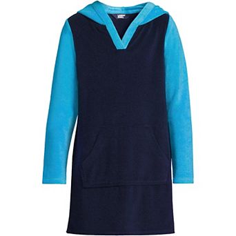 Girls 2-20 Lands' End Hooded Swim Cover-up