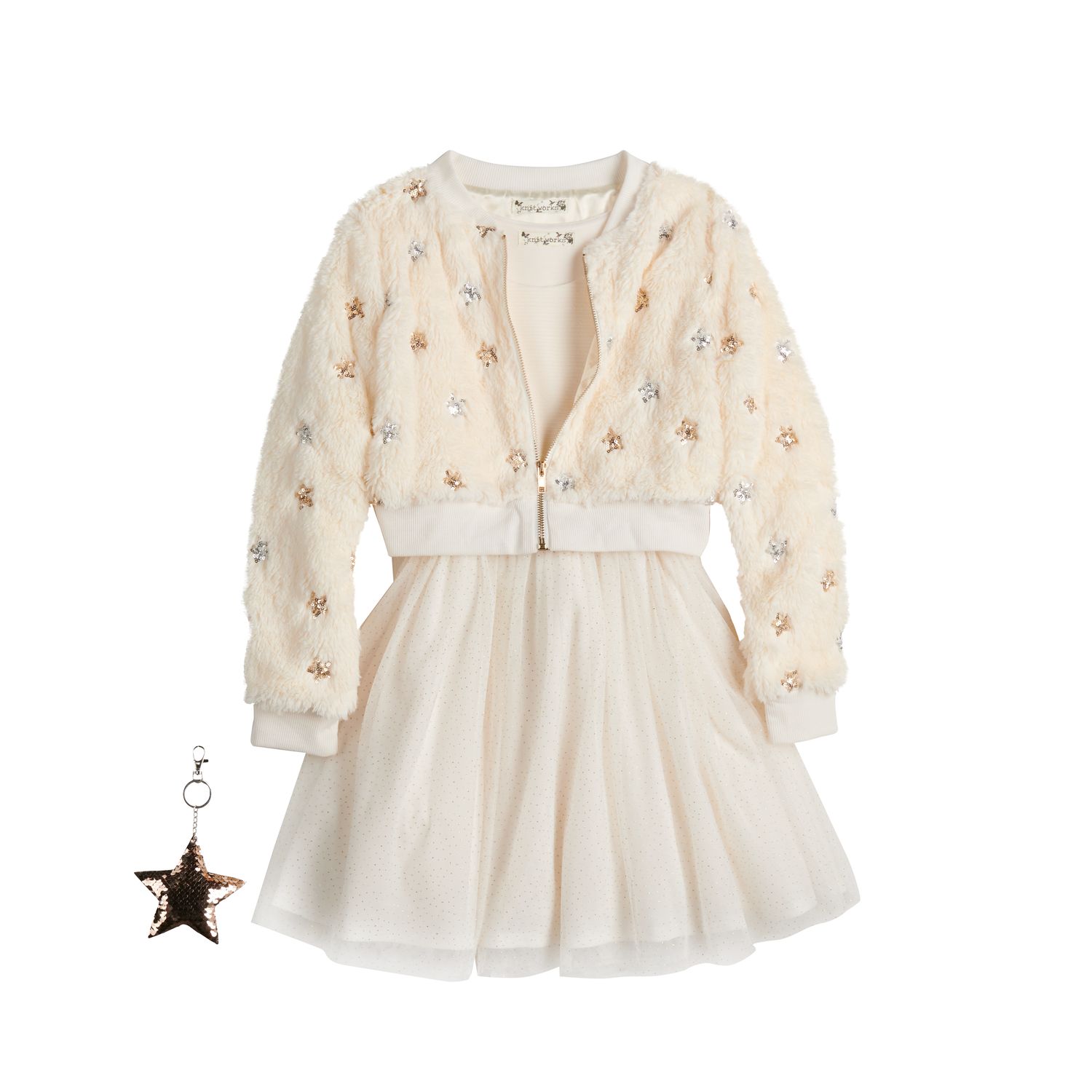 kohls girls white dresses