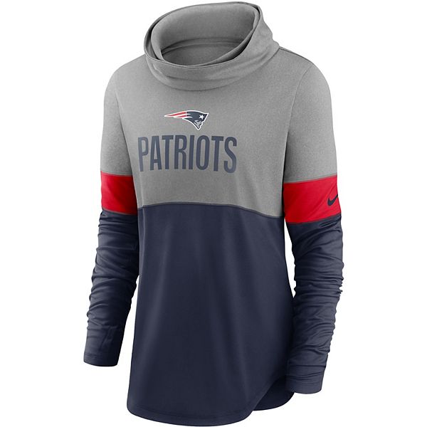 New England Patriots Nike Side Line Therma Hoodie - Youth