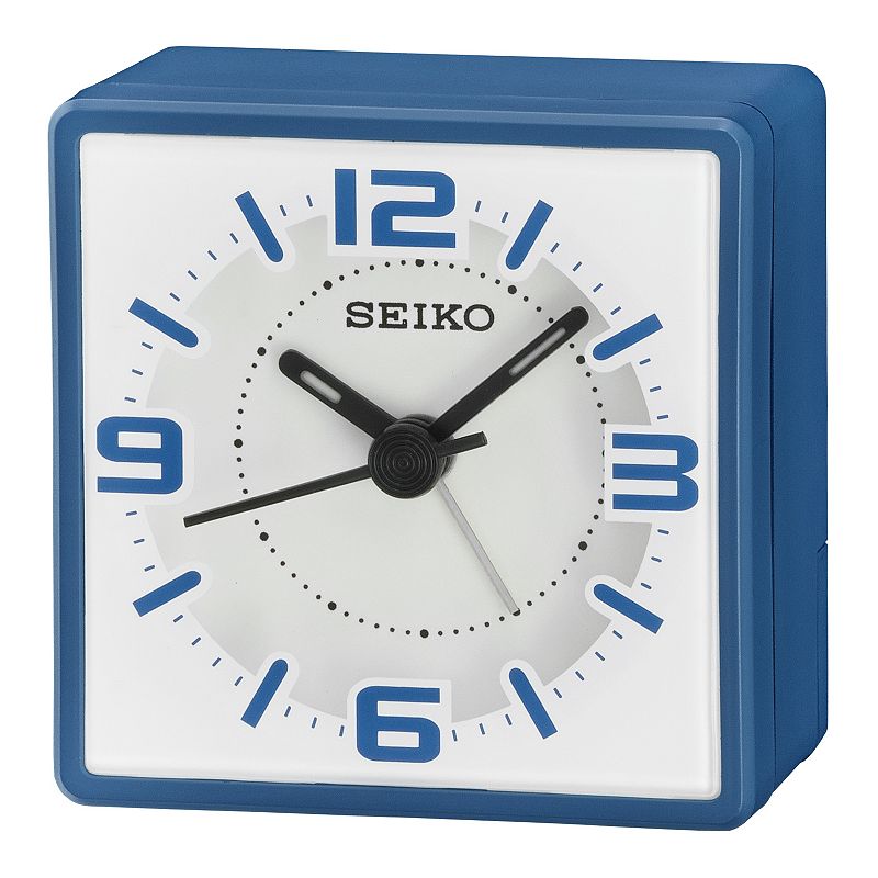 Seiko Sei Bedside Alarm, Blue