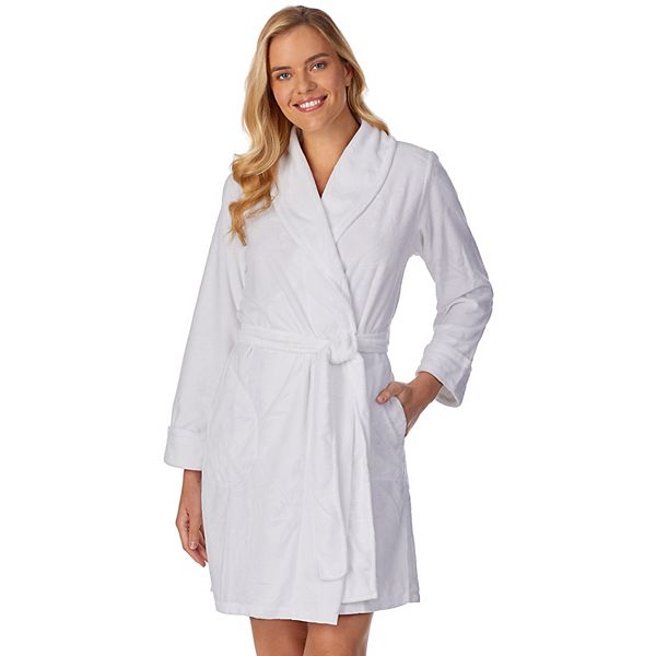 Women's Stan Herman Terry Shawl Wrap Robe