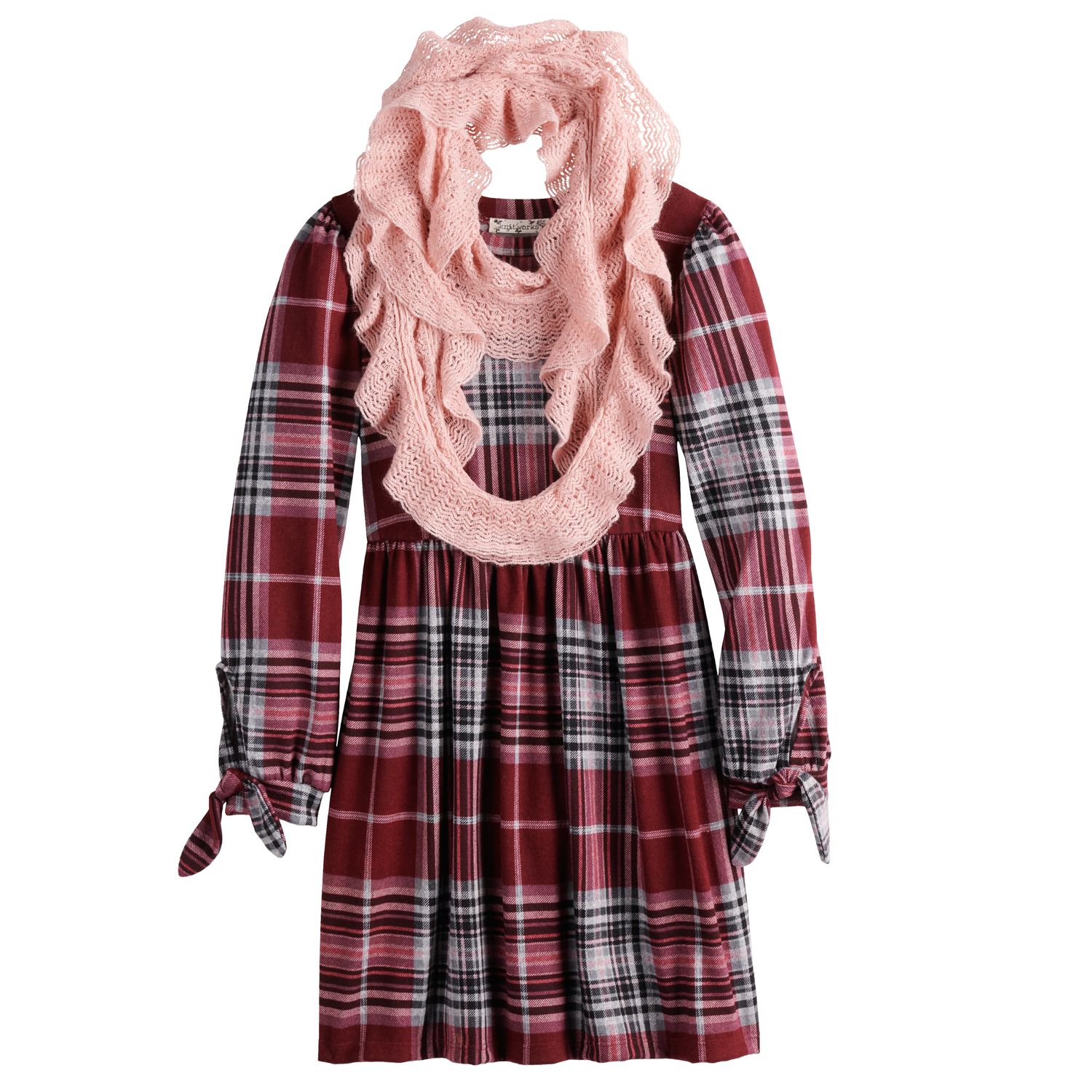 next girls tartan dress