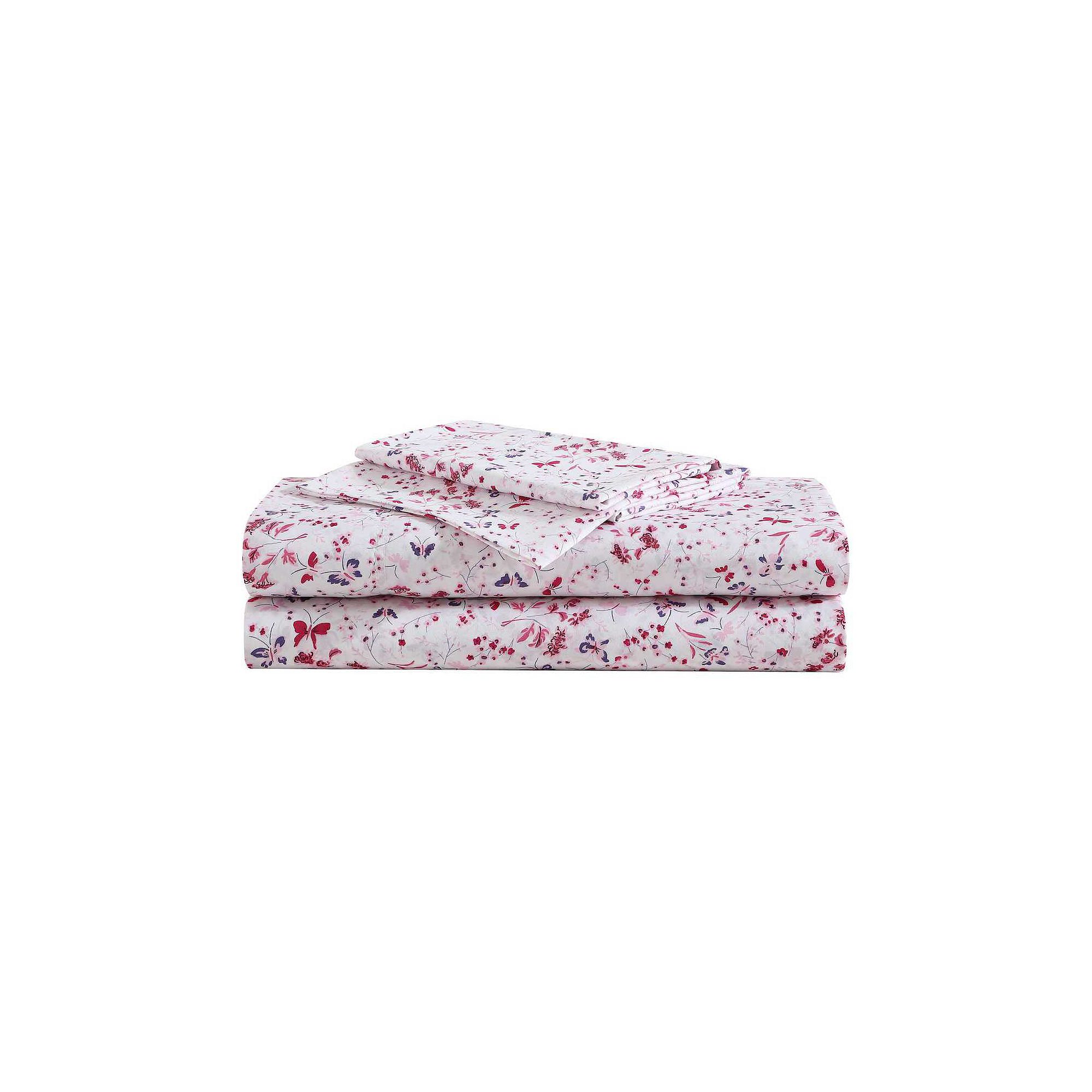 Betsey Johnson Printed Sheet Set, Mystic Garden Pink