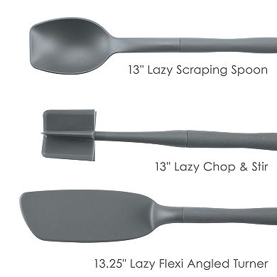 Rachael Ray Tools & Gadgets Lazy Crush & Chop, Flexi Turner & Scraping Spoon Set
