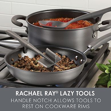 Rachael Ray Tools & Gadgets Lazy Crush & Chop, Flexi Turner & Scraping Spoon Set