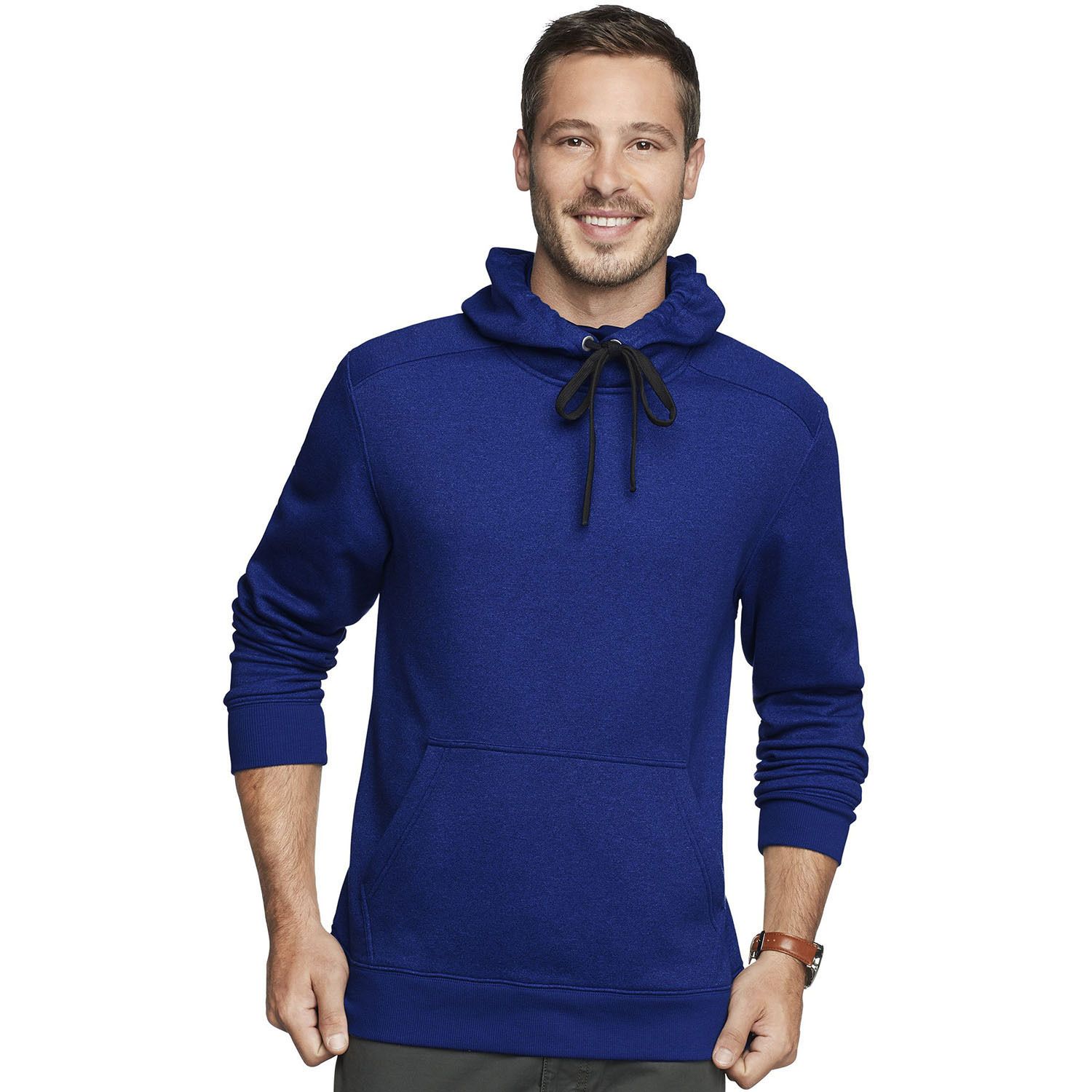 izod men's advantage performance crewneck fleece sweatshirt
