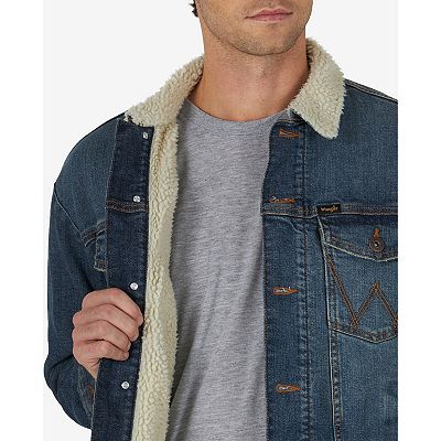 Men s Wrangler Sherpa Lined Jacket