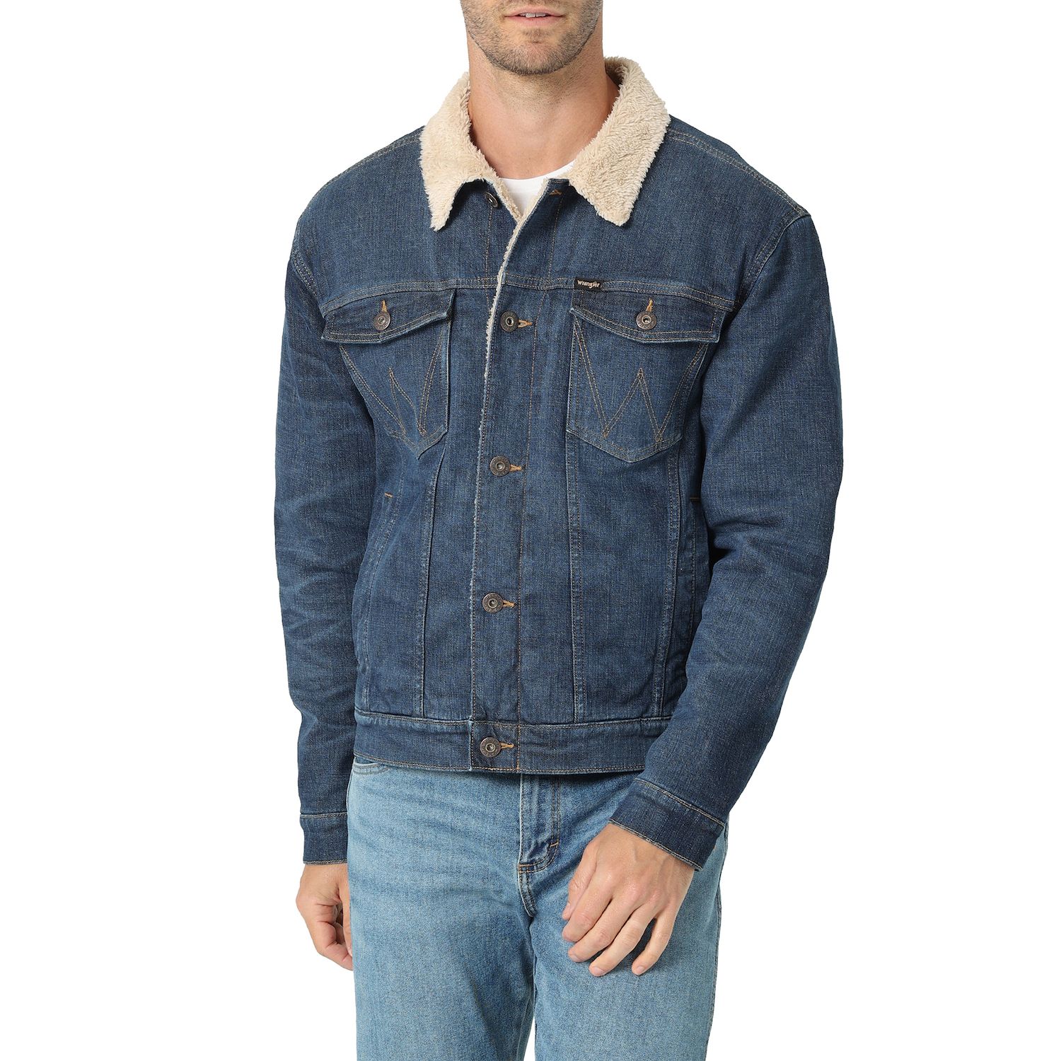 wrangler mens sherpa jacket