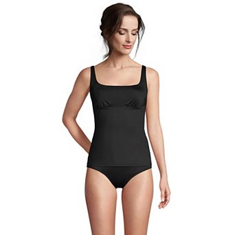 Women's Lands' End Bust Minimizer UPF 50 Underwire Tankini Swimsuit Top