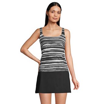 Women's Lands' End Bust Minimizer UPF 50 Underwire Tankini Swimsuit Top