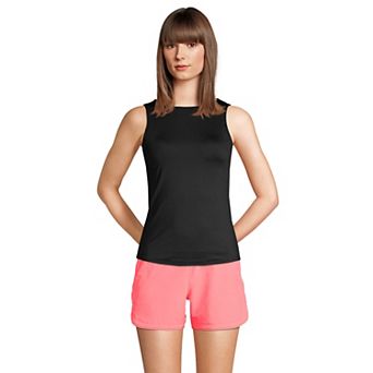 Women's Lands' End UPF 50 Bust Minimizer Tankini Swimsuit Top