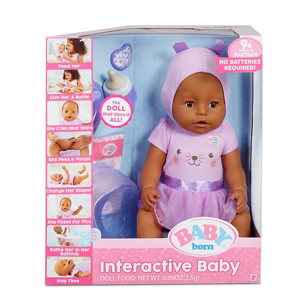 Glad bijeenkomst Trouwens BABY born Interactive Baby- Brown Eyes