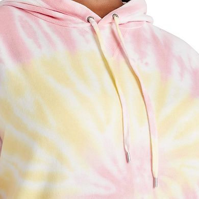 Plus Size Chaps Tie-Dye French Terry Hoodie