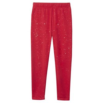 Girls 2-20 Lands' End Girls Fleece-Lined Leggings in Regular & Plus