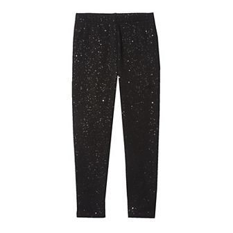 Girls 2-20 Lands' End Girls Fleece-Lined Leggings in Regular & Plus