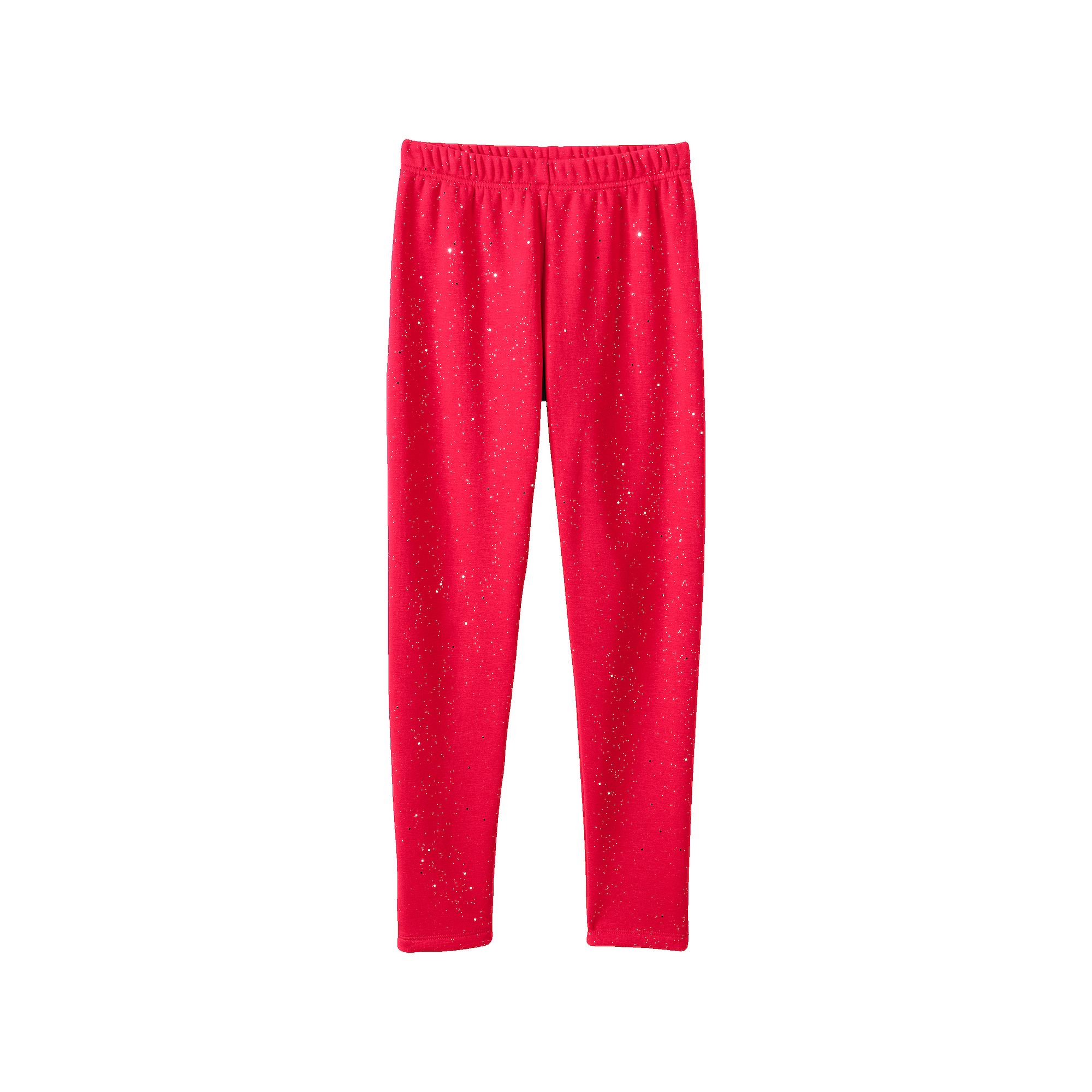 Girls 2-20 Lands End Girls Fleece-Lined Leggings in Regular & Plus, Girls