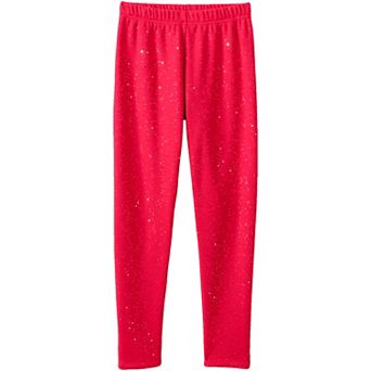 Girls 2-20 Lands' End Girls Fleece-Lined Leggings in Regular & Plus