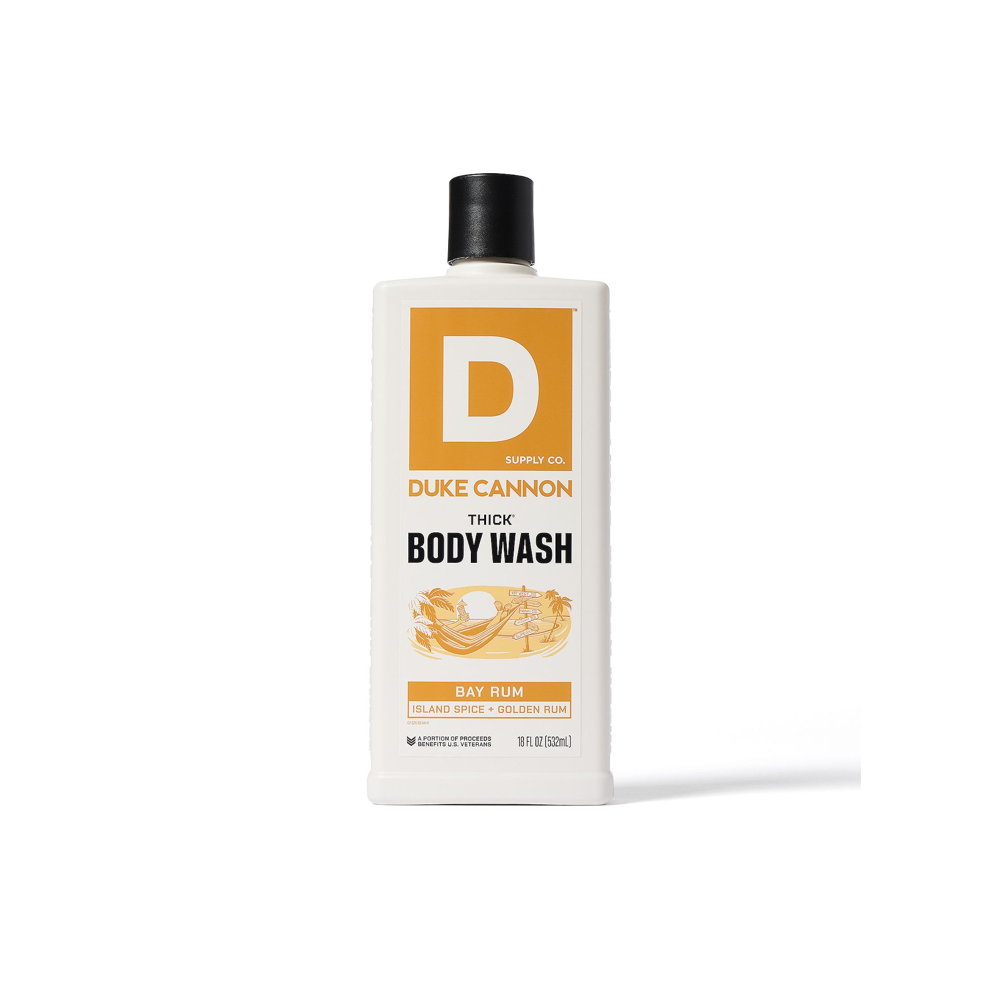 Duke Cannon Supply Co. THICK High-Viscosity Body Wash, Bay Rum