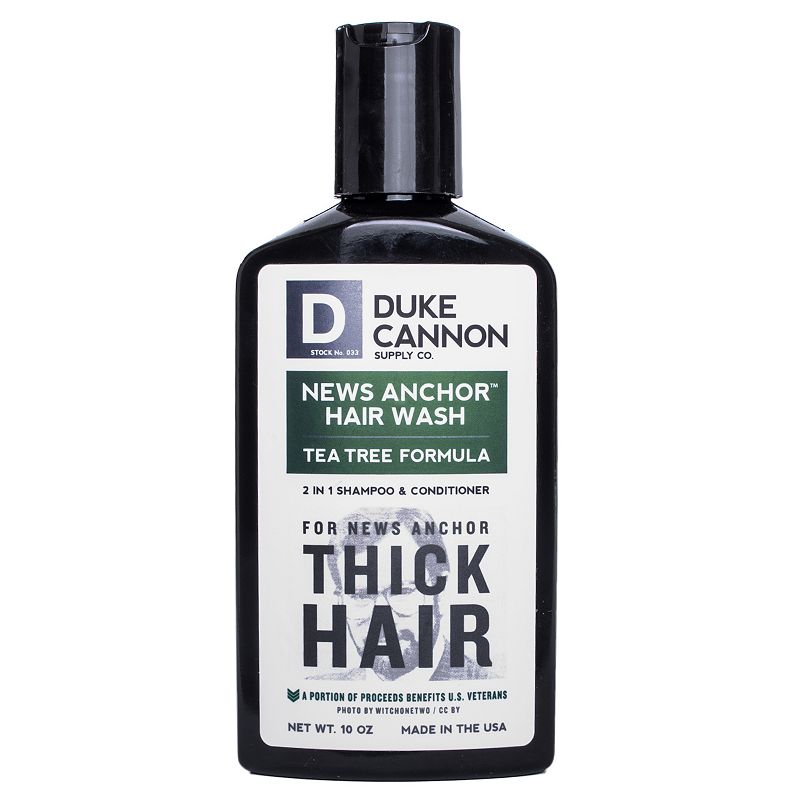 Duke Cannon Supply Co. News Anchor 2-in-1 Hair Wash - Tea Tree Formula, Siz
