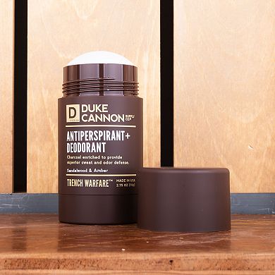 Duke Cannon Supply Co. Trench Warfare Antiperspirant + Deodorant - Sandalwood & Amber